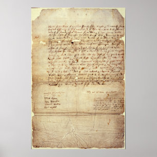 William Shakespeare's Will Poster