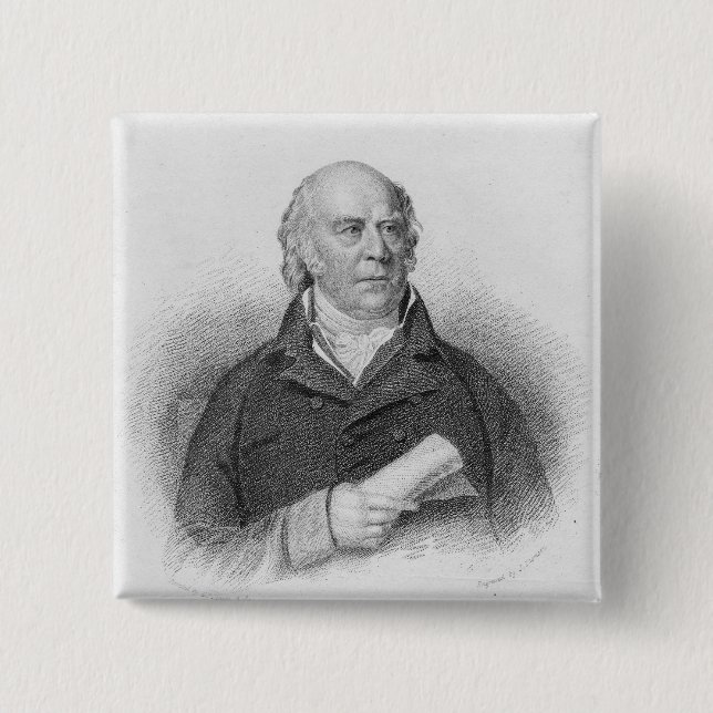 William Sharp, engraved by J. Thomson 15 Cm Square Badge (Front)