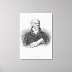 William Sharp, engraved by J. Thomson Canvas Print