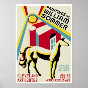 William Sommer Exhibition Poster
