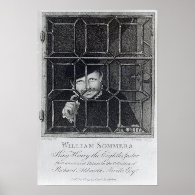 William Sommers, engraved by R. Clamp, 1794 Poster (Front)