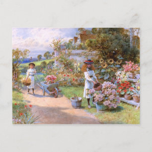 William Stephen Coleman: The Flower Garden Postcard