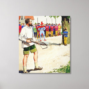 William Tell, from 'Peeps into the Past', publishe Canvas Print