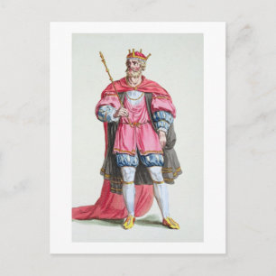 William the Conqueror (1027-87), from 'Receuil des Postcard