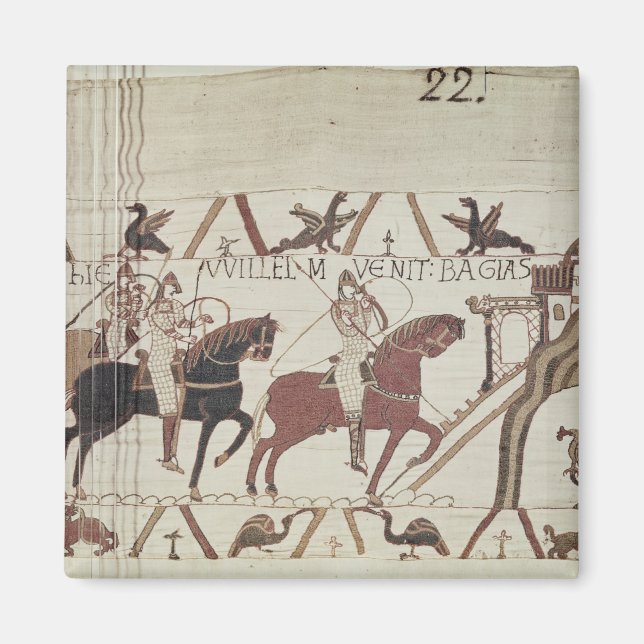 William the Conqueror  arrives at Bayeux Magnet (Front)