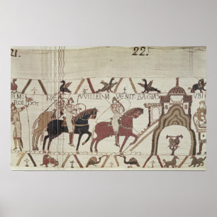William the Conqueror  arrives at Bayeux Poster