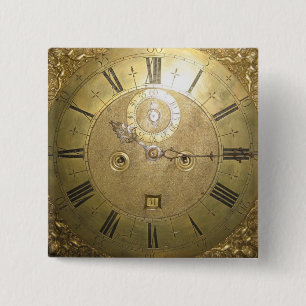 William Tomlinson Tall Case Clock II 15 Cm Square Badge