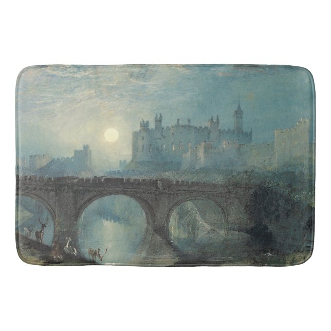 William Turner Alnwick Castle  Bath Mat (Front)