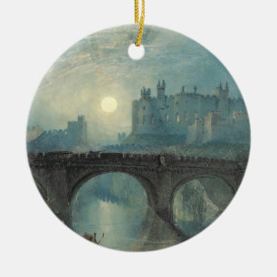 William Turner Alnwick Castle Ceramic Tree Decoration