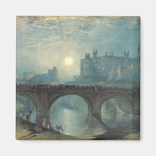 William Turner Alnwick Castle  Magnet (Front)