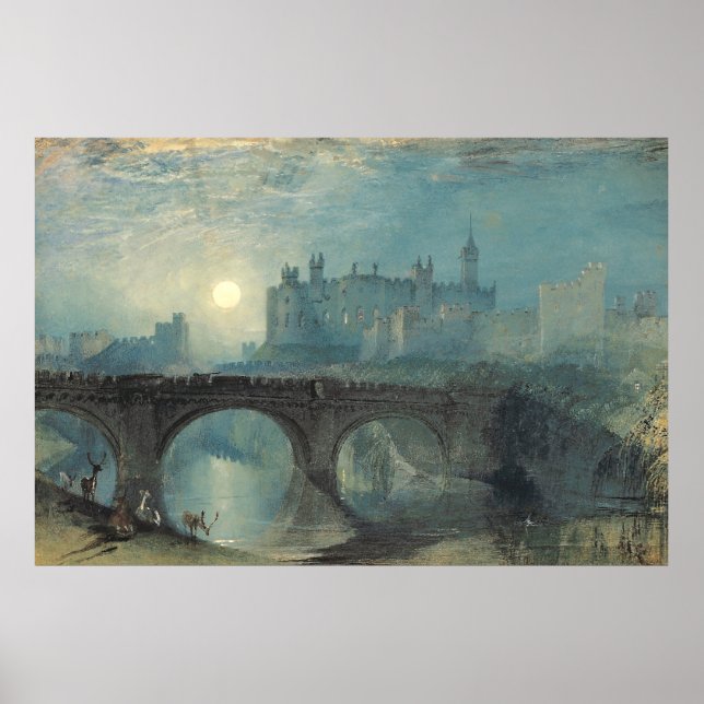 William Turner Alnwick Castle  Poster (Front)