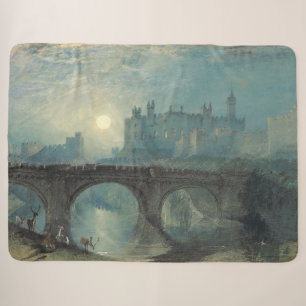 William Turner Alnwick Castle Sherpa Blanket