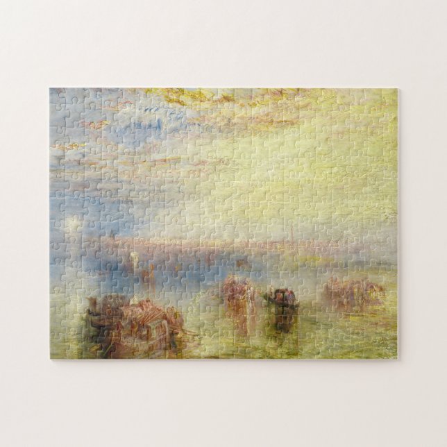 William Turner - Approach to Venice Jigsaw Puzzle (Horizontal)