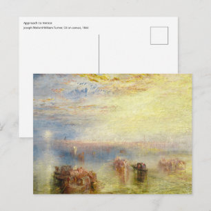 William Turner - Approach to Venice Postcard