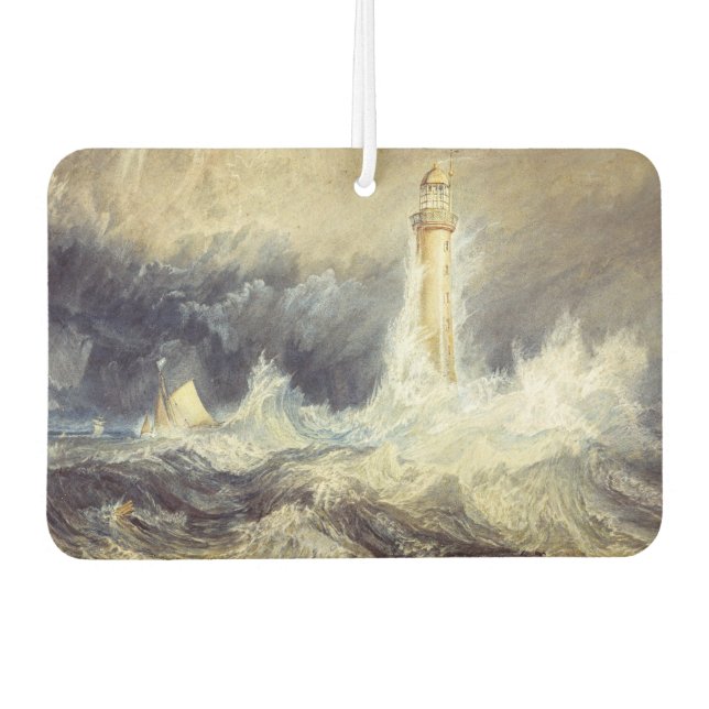 William Turner - Bell Rock Lighthouse Car Air Freshener (Front)