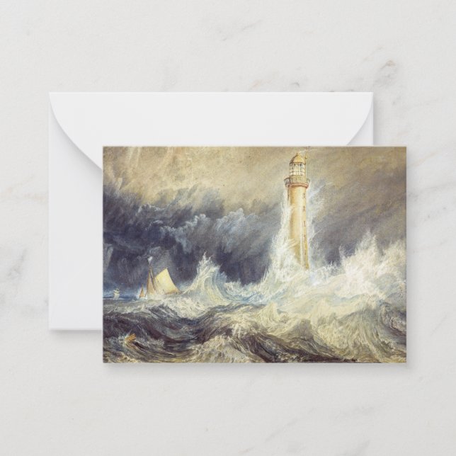 William Turner - Bell Rock Lighthouse Card (Front)