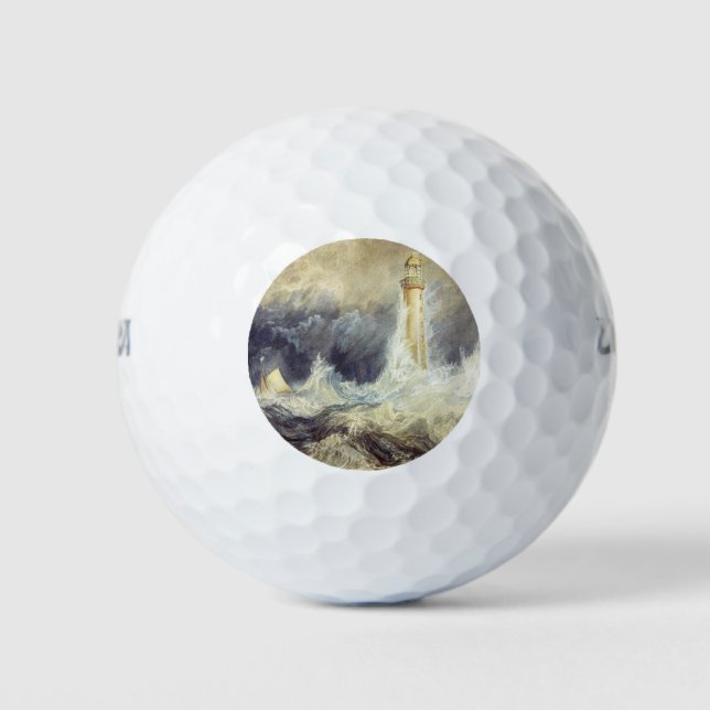 William Turner - Bell Rock Lighthouse Golf Balls (Front)