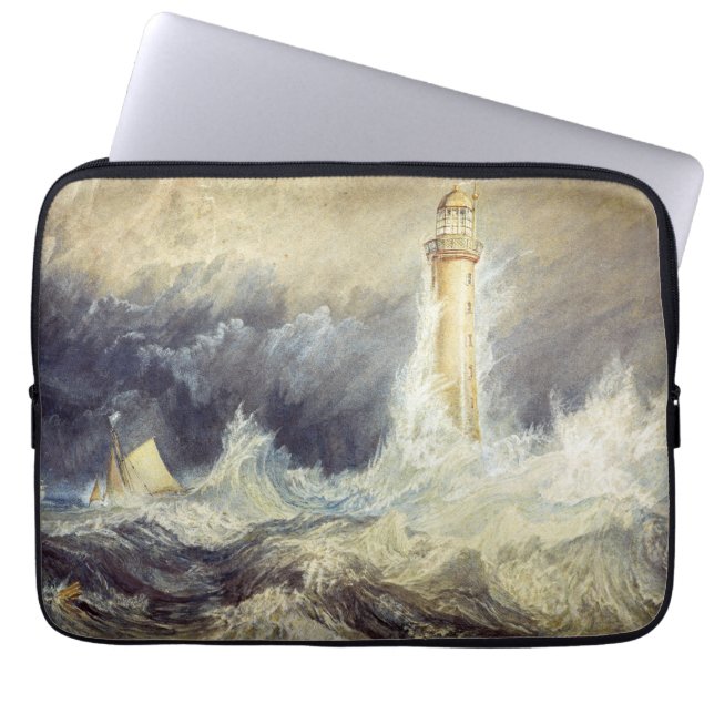 William Turner - Bell Rock Lighthouse Laptop Sleeve (Front)