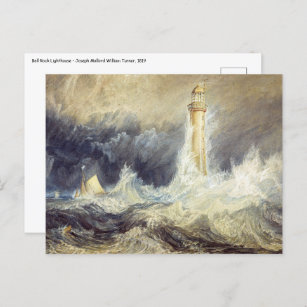 William Turner - Bell Rock Lighthouse Postcard