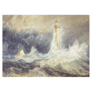 William Turner - Bell Rock Lighthouse Tablecloth