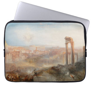 William Turner British - Modern Rome-Campo Vaccino Laptop Sleeve