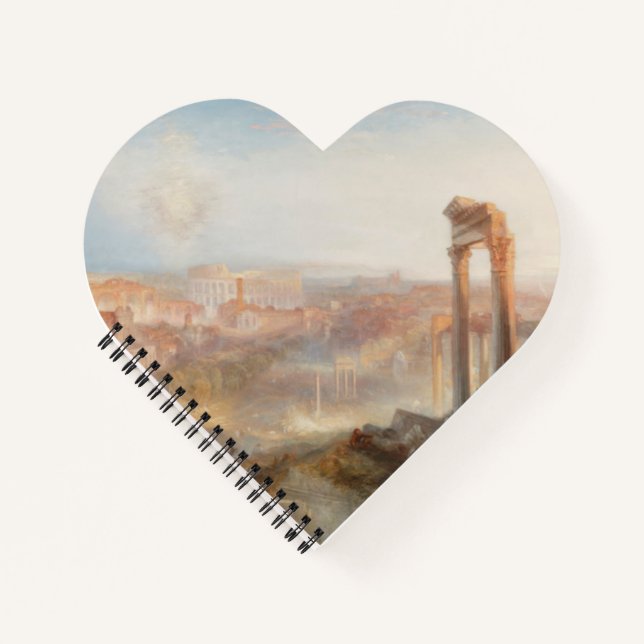 William Turner British - Modern Rome-Campo Vaccino Notebook (Front)
