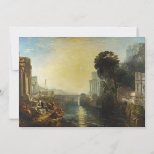 William Turner - Dido building Carthage Thank You Card