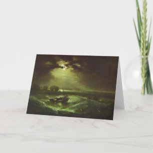william turner - fishermen at sea card