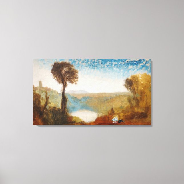 William Turner - Lake Nemi Canvas Print (Front)