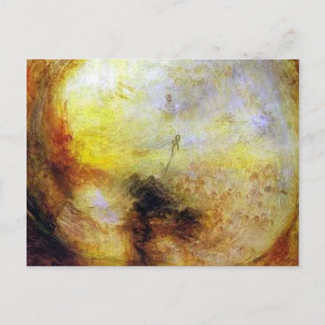 william turner, light and colour (goethe's theory) postcard (Front)