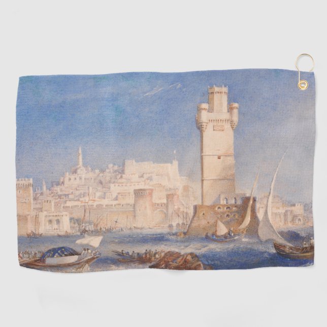 William Turner Rhodes Golf Towel (Horizontal)