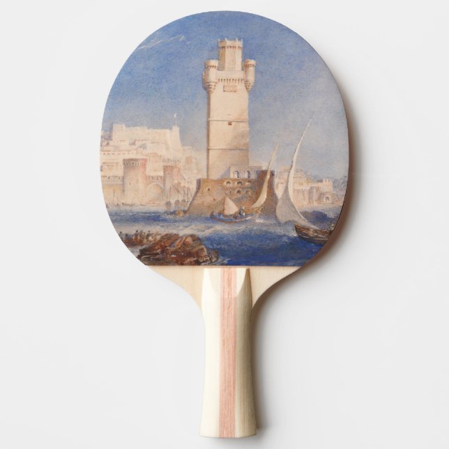 William Turner Rhodes Ping Pong Paddle (Front)