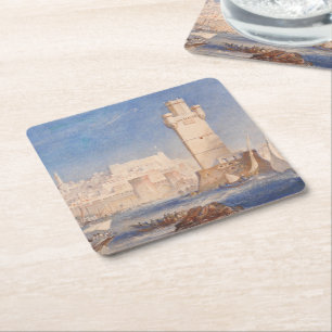 William Turner Rhodes Square Paper Coaster