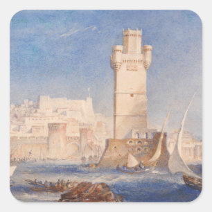 William Turner Rhodes Square Sticker