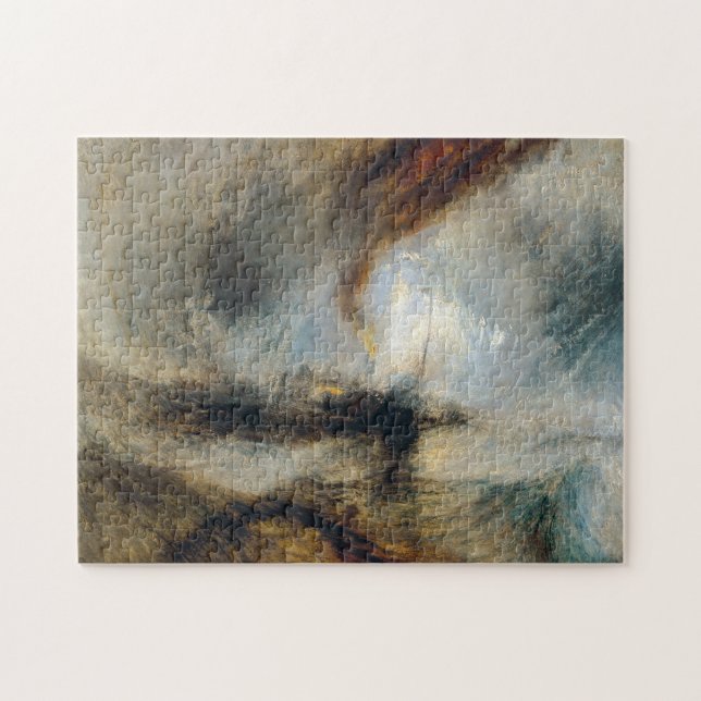 William Turner - Snow Storm Jigsaw Puzzle (Horizontal)