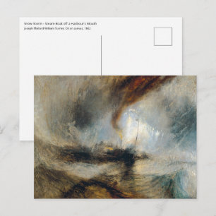 William Turner - Snow Storm Postcard