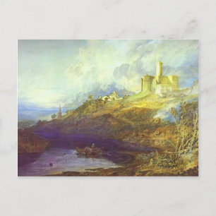 William Turner- Storm Approaching at SunSet Postcard