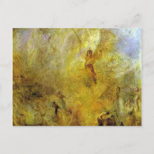 william turner- the angel, standing in the sun postcard