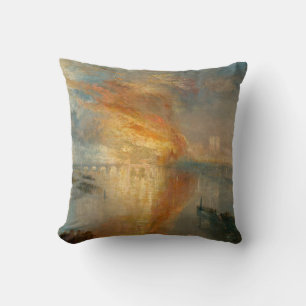 William Turner - The Burning of the Parliament Cushion