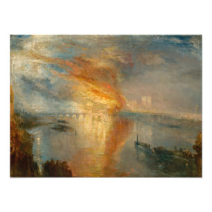 William Turner - The Burning of the Parliament Photo Print