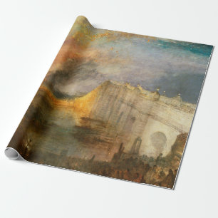 William Turner - The Burning of the Parliament Wrapping Paper