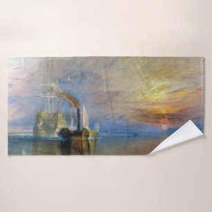 William Turner - The Fighting Temeraire Bath Towel Set