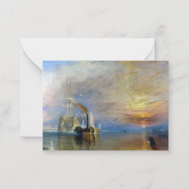 William Turner - The Fighting Temeraire Card (Front)