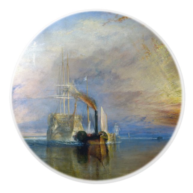 William Turner - The Fighting Temeraire Ceramic Knob (Front)