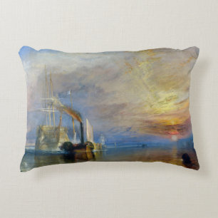 William Turner - The Fighting Temeraire Decorative Cushion