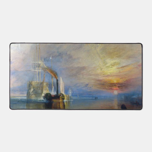 William Turner - The Fighting Temeraire Desk Mat (Front)