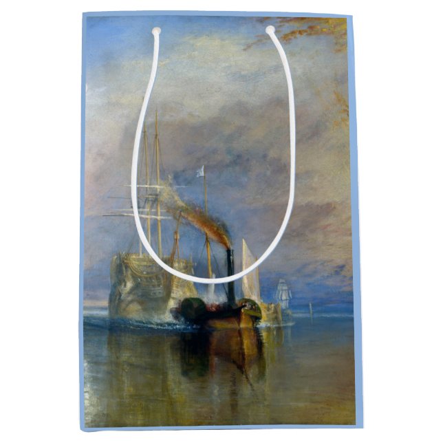 William Turner - The Fighting Temeraire Medium Gift Bag (Front)