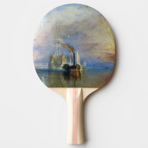 William Turner - The Fighting Temeraire Ping Pong Paddle