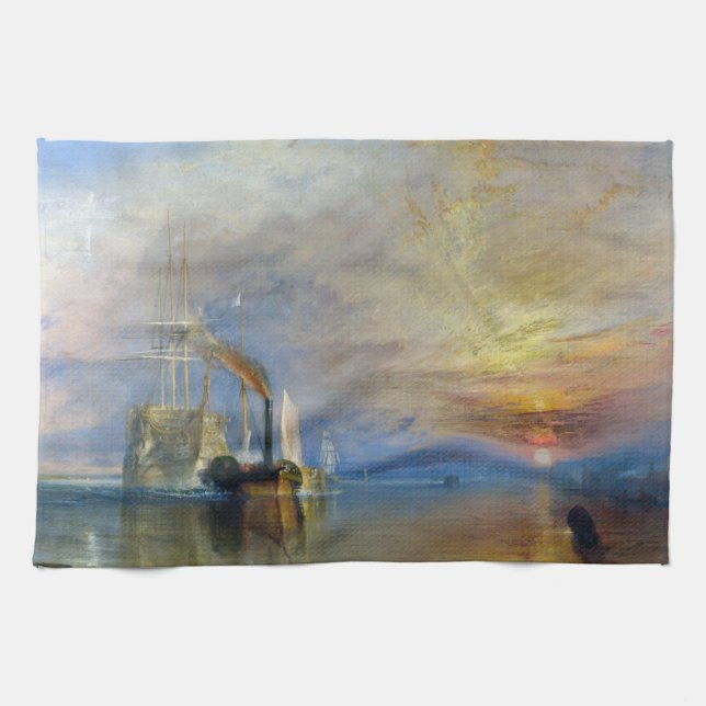 William Turner - The Fighting Temeraire Tea Towel (Horizontal)