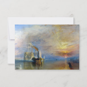 William Turner - The Fighting Temeraire Thank You Card